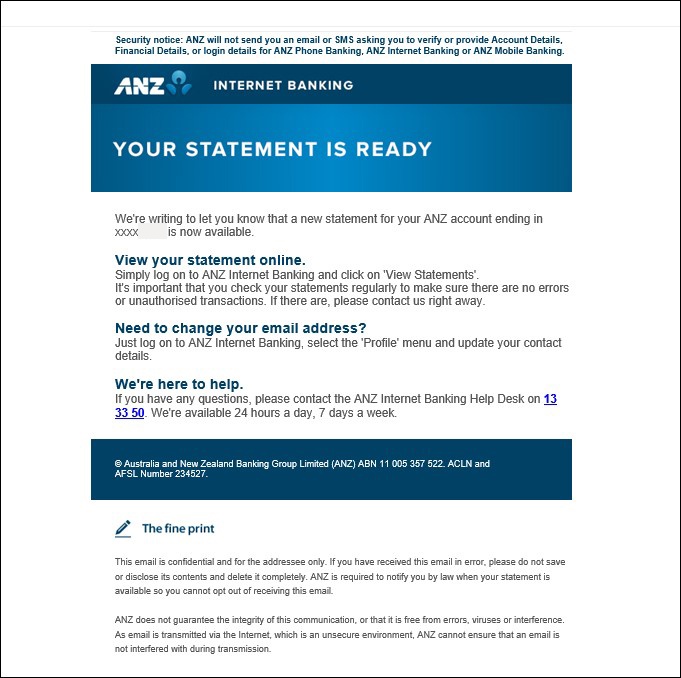 Warning: ANZ impersonated in high-risk malware scam